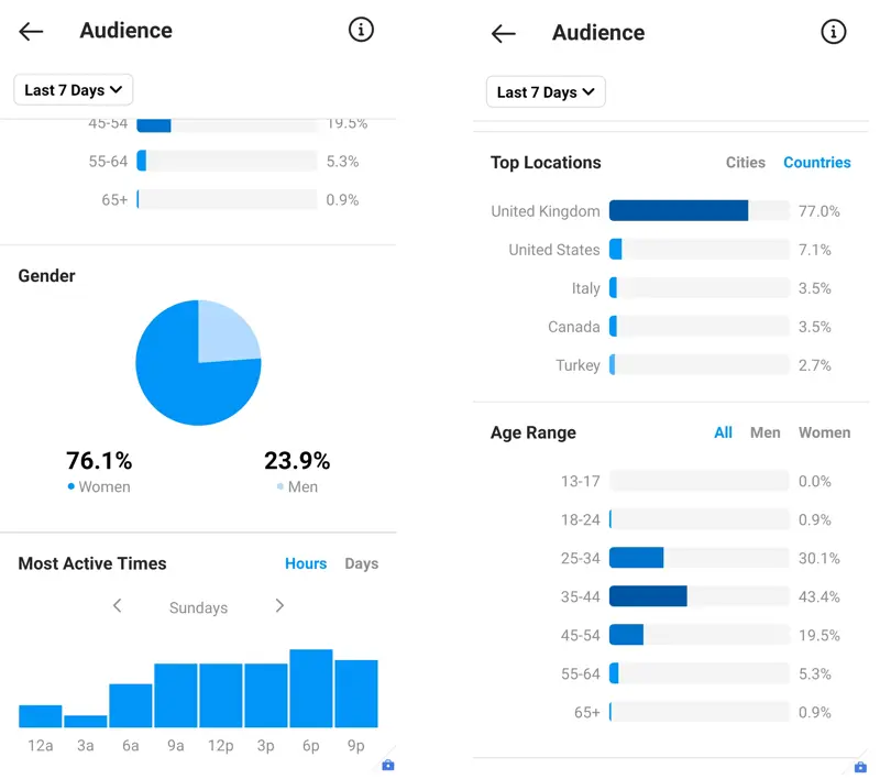 Analyze audience