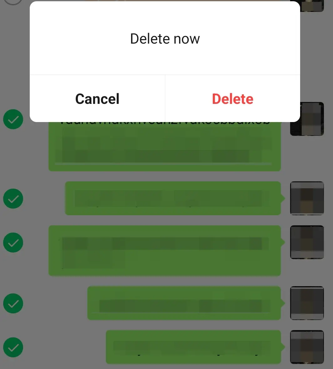 delete messages