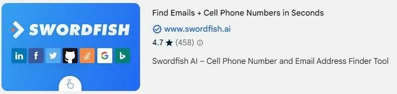 Swordfish find emails