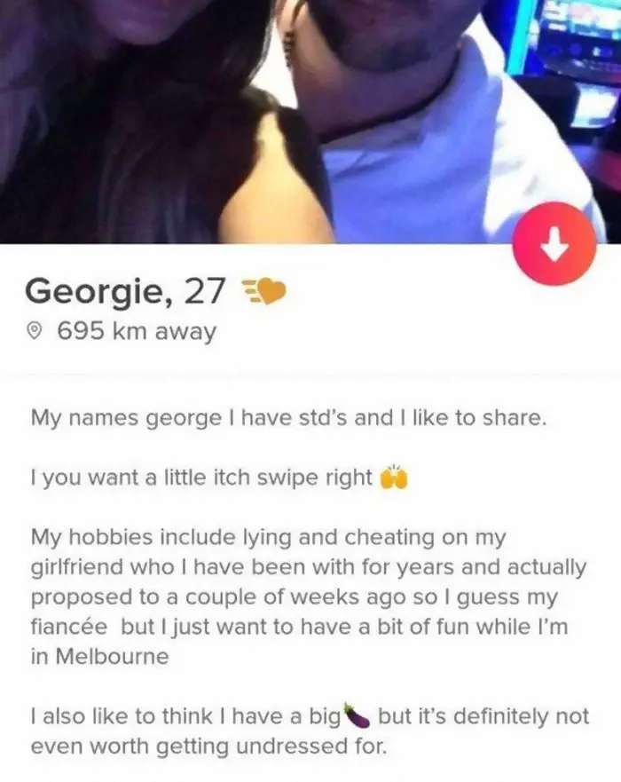 Cheating on Tinder