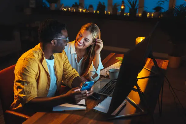 Your husband and his female colleague work overtime in the office at night