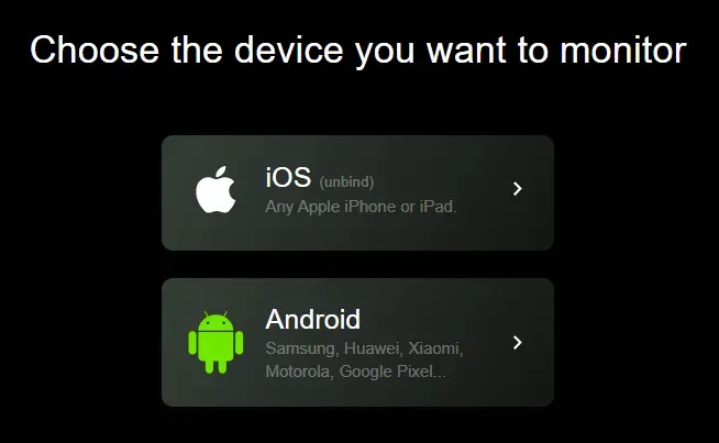 Choose the device