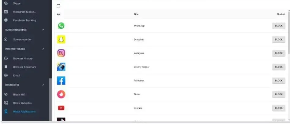 Mspy tracking features