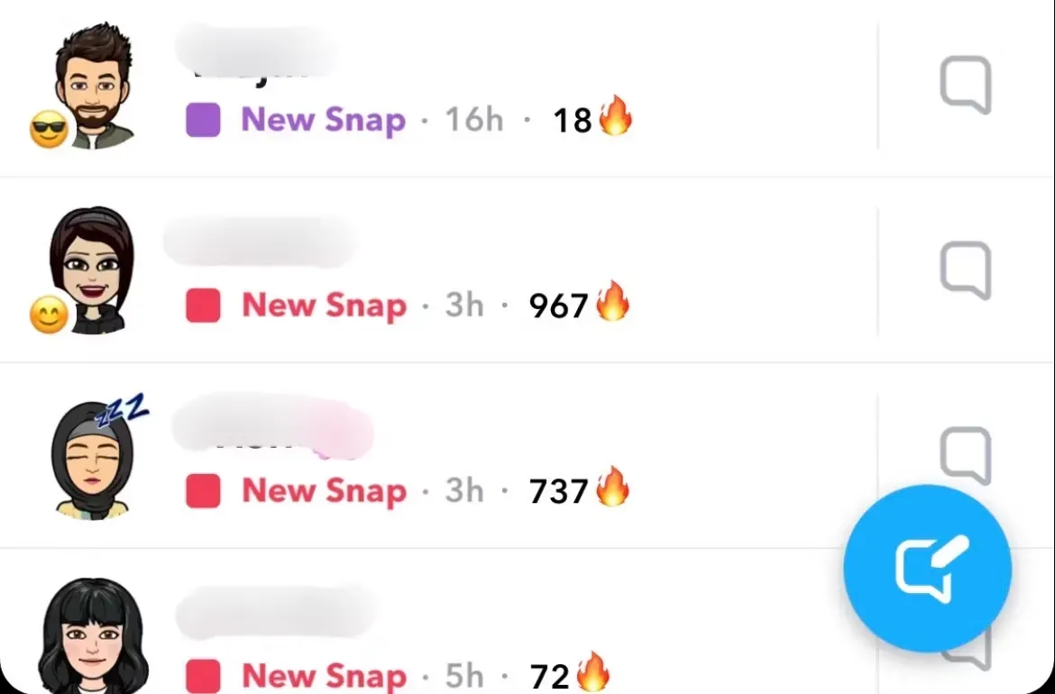 how to see who someone is snapping